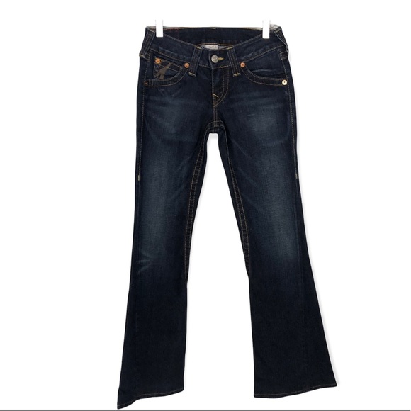 True Religion Midrise Bootcut Flare Jeans Sz 27 - Picture 2 of 10